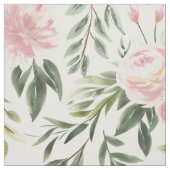 Tissu Modèle flamant floral (Échantillon)