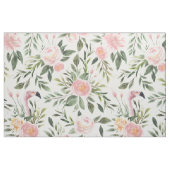 Tissu Modèle flamant floral (Fat Quarter)