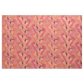 Tissu Modèle flamant rose Allover (Fat Quarter)