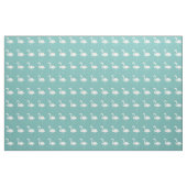 Tissu Modèle Flamingo Turquoise mou (Yard)