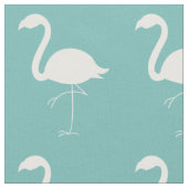 Tissu Modèle Flamingo Turquoise mou (Fermer)