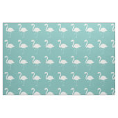 Tissu Modèle Flamingo Turquoise mou (Fat Quarter)