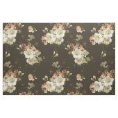 Tissu Modèle floral à crème vintage (Fat Quarter)