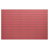 Tissu Modèle floral Abstrait rose et vert (Yard)