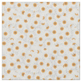 Tissu Modèle floral chamomile blanc (Fermer)