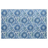 Tissu Modèle floral chinois bleu (Fat Quarter)