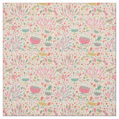 Tissu Modèle floral clair (Échantillon)