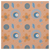 Tissu Modèle floral d'été Zesty (Échantillon)