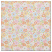 Tissu Modèle floral rétro (Échantillon)