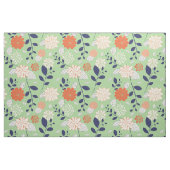 Tissu Modèle floral rétro couleur mignon (Yard)