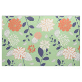 Tissu Modèle floral rétro couleur mignon (Fat Quarter)