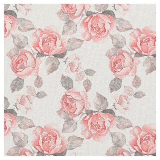 Tissu Modèle floral romantique 8 (Fermer)