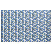 Tissu Modèle motif de papillon bleu morpho (Fat Quarter)