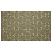 Tissu Modèle royal d'or de cercles (Fat Quarter)