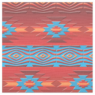 Tissu Modèle tribal ethnique du sud-ouest