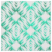 Tissu Modèle turquoise géométrique abstrait (fermé)