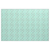Tissu Modèle turquoise géométrique abstrait (Yard)