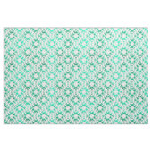 Tissu Modèle turquoise géométrique abstrait (Fat Quarter)