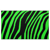 Tissu Modèle zèbre vert néon couleur (Fat Quarter)