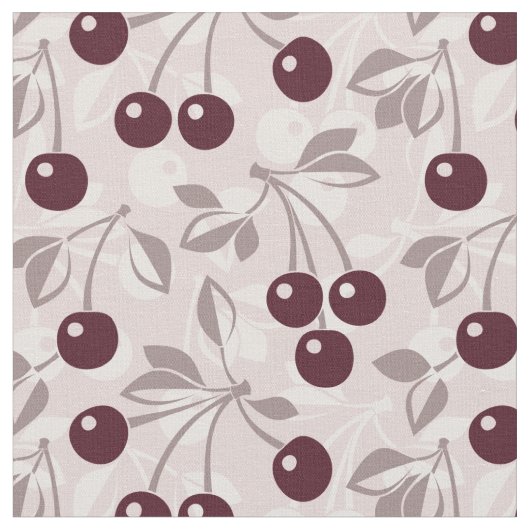 Tissu Modelez avec les cerises 2 (Fermer)