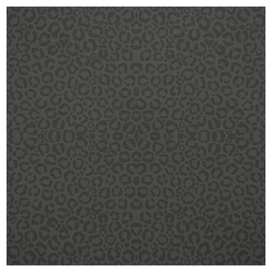 Tissu Modern Minimal Black Leopard Print (Échantillon)