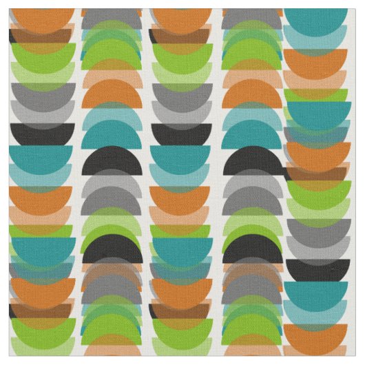 Tissu moderne 5 de conception de demi-lunes de la (Fermer)