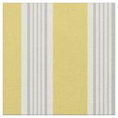 Tissu moderne chic à rayures jaunes et grises (Fermer)