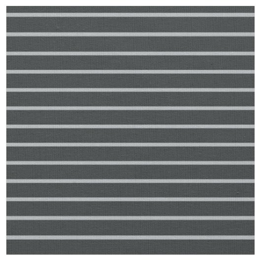 Tissu moderne chic à rayures noires et grises (Fermer)