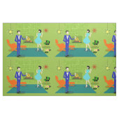 Tissu moderne de couples de la moitié du siècle (Fat Quarter)