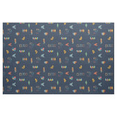 Tissu Moderne de milieu de siècle Bleu marine texturé (Fat Quarter)