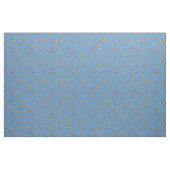 Tissu Moderne de milieu de siècle Texturé Bleu Moyen (Yard)