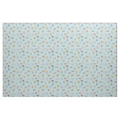 Tissu Moderne de milieu de siècle Texturé Bleu pastel (Yard)