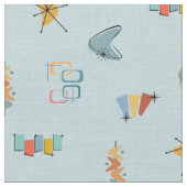 Tissu Moderne de milieu de siècle Texturé Bleu pastel (Fermer)