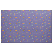 Tissu Moderne de milieu de siècle Texturé Violet Moyen (Fat Quarter)