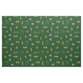 Tissu Moderne de milieu de siècle vert forêt texturé (Fat Quarter)