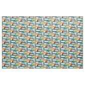 Tissu moderne d'impression de la moitié du siècle (Yard)