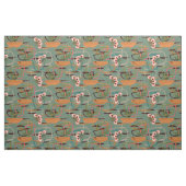 Tissu Moderne du milieu du siècle | Cinquante Fleurs Sty (Fat Quarter)