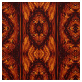 Tissu moderne en cuivre et noir à motif fractal (Échantillon)