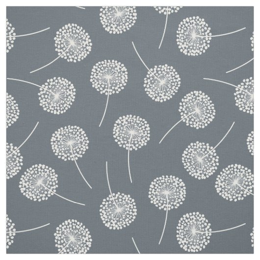 Tissu moderne en dandelion gris (Échantillon)