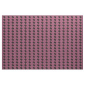 TISSU MODERNE_GIFT_BLACK_MEDIUM_PINK_LINEN_ (Yard)