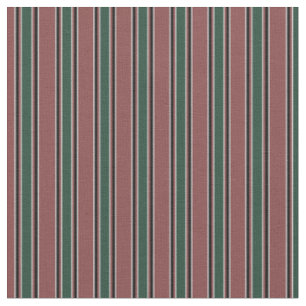 Tissu Moderne milieu du siècle l motif rayé l Bourgogne