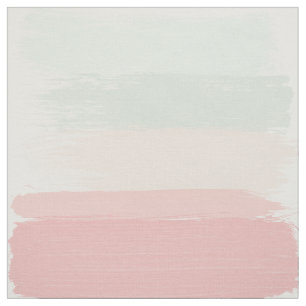 Tissu Moderne pastel aquarelle brushstrokes rayures four