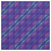Tissu Moderne Plaid Unisex Muted Rainbow Pride Motif (Échantillon)