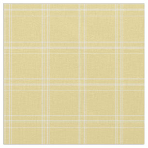 Tissu Moderne rétro jaune et blanc maclaren scotland