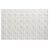 Tissu Moderne Texturé Blanc du Milieu du Siècle (Yard)