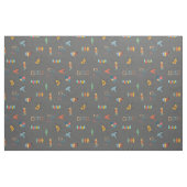 Tissu Moderne Texturé Gris Foncé du Milieu du Siècle (Fat Quarter)