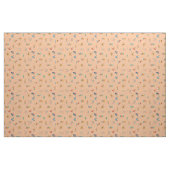 Tissu Moderne Texturé Orange Clair du Milieu du Siècle (Yard)