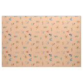 Tissu Moderne Texturé Orange Clair du Milieu du Siècle (Fat Quarter)