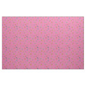 Tissu Moderne Texturé Rose du Milieu du Siècle (Yard)