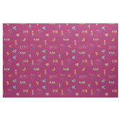 Tissu Moderne Texturé Rose Foncé du Milieu du Siècle (Fat Quarter)